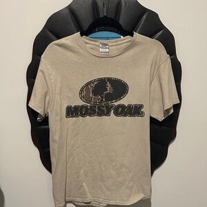 Mossy Oak Tan Short Sleeve Logo Tee